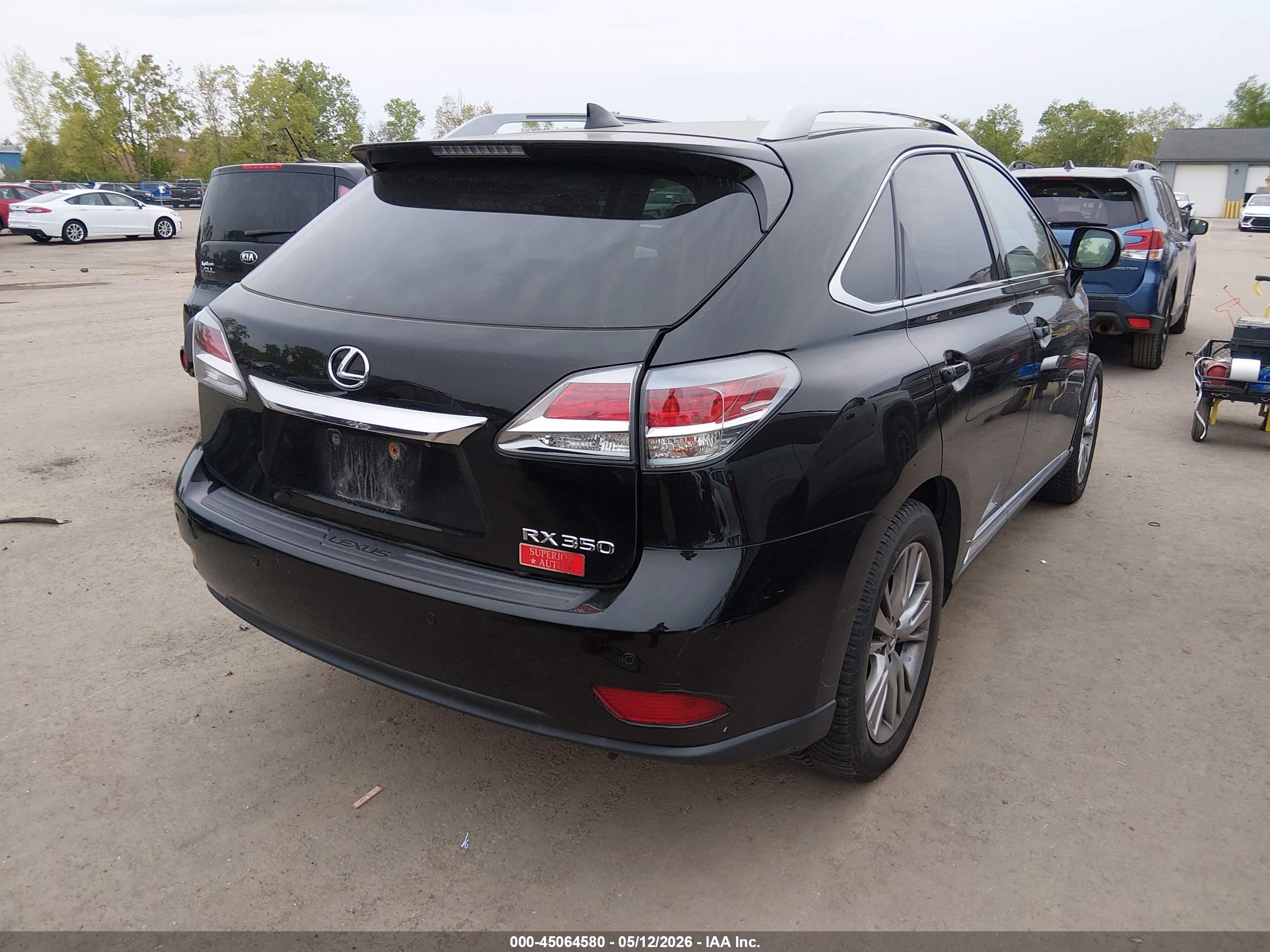 2014 LEXUS RX — VIN 2T2BK1BA6EC251063 — photo 4