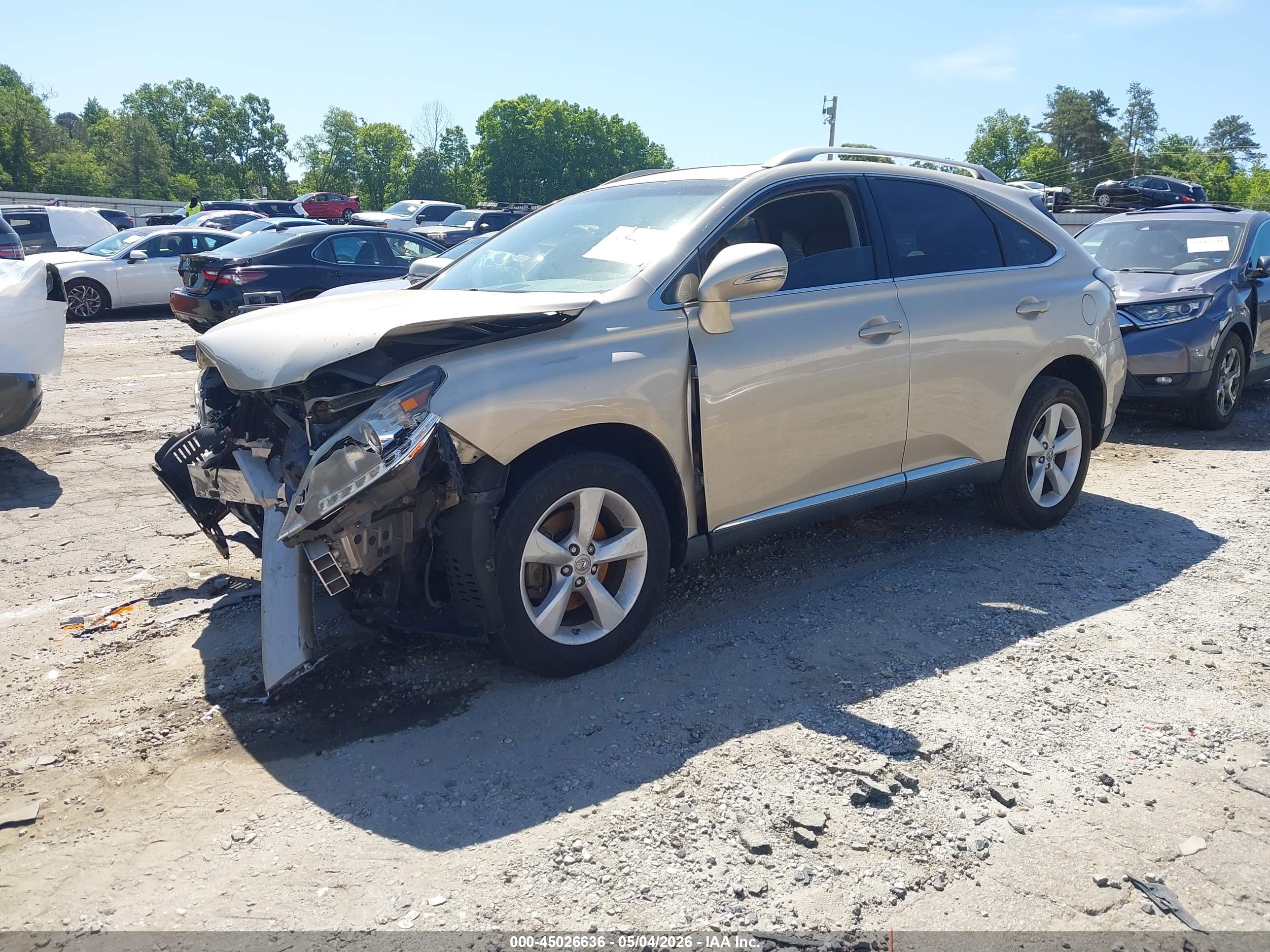 2014 LEXUS RX — VIN 2T2ZK1BA0EC139910 — photo 2
